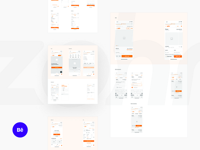 Zohr - Behance x Protopie 🥧 case study pie presentation tires zohr