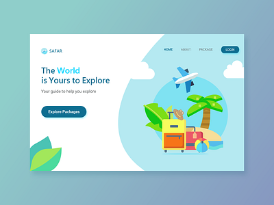 Home Page design flat home screen homepage homepage design landing page design landing page ui landingpage minimal travel travel home page travel landing page travelling ui uiux user experience userinterface ux website website design