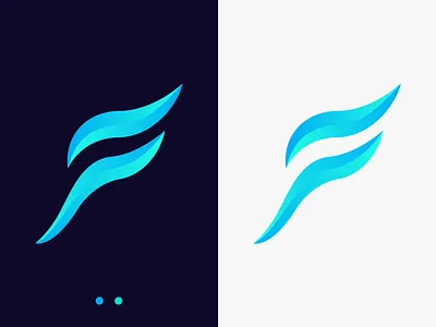 Letter F - app logo icon abstract abstract logo app app icon brand identity branding design f logo mark gradient logo icon identity logo logo logo trends 2020 logodesign logos logos bible software logoset logotype modern modern logo