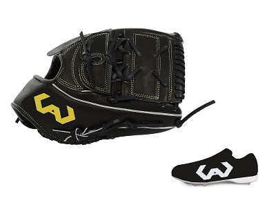 WA Baseball a baseball brand logo sports w