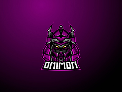 ONIMON Cyber cyber cyberpunk cybersport esportlogo esports esports logo logo mascot mascot design mascot logo mascotlogo megazord samurai