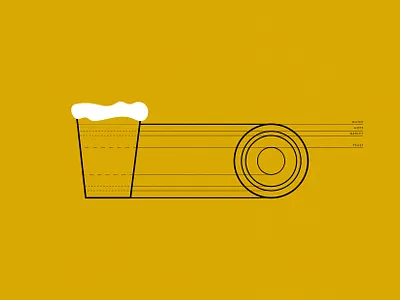Beer Illustration beer beer bottle beer branding beer illustration beer label beer packaging branding circle logo design illustration minimalism packaging visual visual identity visual identity design