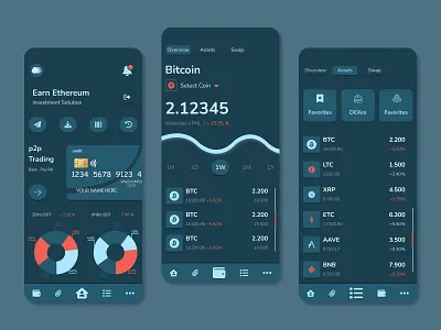 Qash - Cryptocurrency Mobile App app bitcoin blockchain coin crypto cryptocurrency cryptotrading currency currencyexchange digitalcurrency finance mining mobileui sharemarket