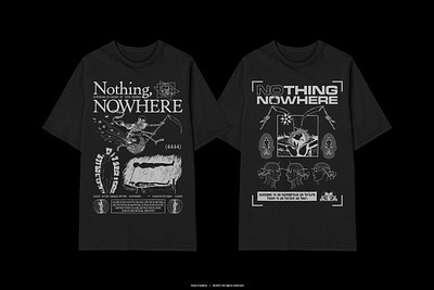 Nothing, Nowhere. - Merchandise Collection apparel apparel design band merch branding clothing brand design graphic design hoodie illustration logo merch merch design merchandise merchandise design streetwear t shirt t shirt design typography
