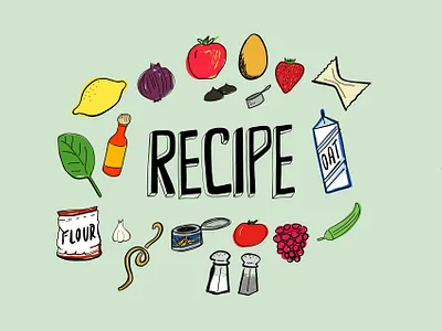 24/100 100dayproject food illustration