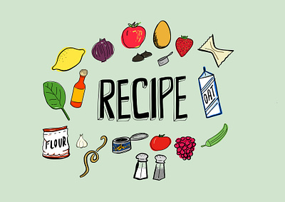 24/100 100dayproject food illustration