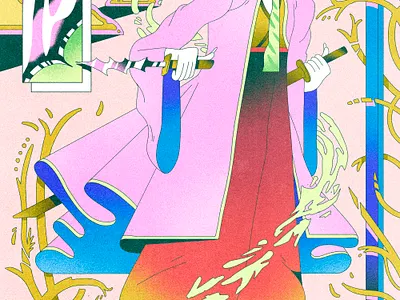 character design in composition abstract character character design color composition design dribbble illustration shapes