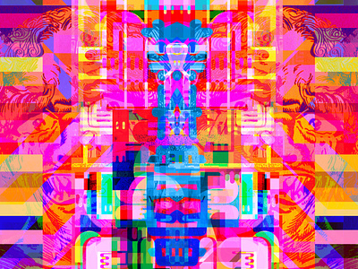 Hue Hums and Hearse Skulls 80s 8bit arcade color comics dreams dribbble geometric glitchart graphicdesign illusion illustration kanji magic manga metaphysics multiverse prismatic symbols videogames