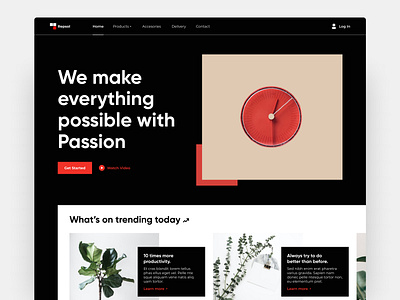 Repsol Homepage 2020 agency agency landing page agency website clean clear colorful minimal procreate product product design trend trendy website design