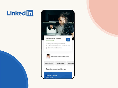 LinkedIn app redesign concept animation app app design application cocept principle principle for mac social media ui ux