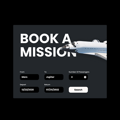 Book A Mission concept design elonmusk product design space spaceship spacex tesla ui uiux ux visual design web