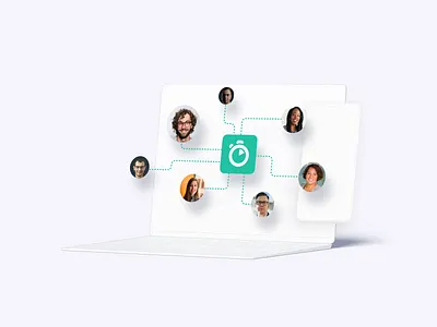 AI Solutions ai algolia animation clean design devices feature illustration mockup website