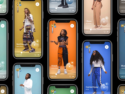 Music App animation app app design application branding design design system dribbble ui ux