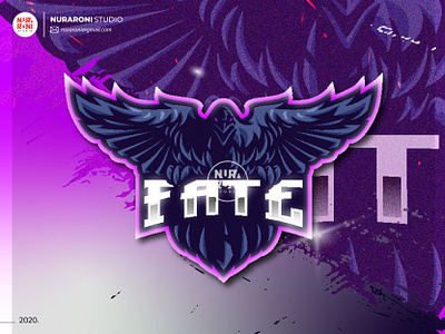 Fate Mascot Logo adobe illustrator artwork cartoon cartoon character character character design design digital art esport esport mascot esportlogo game logo game online gaming illustration logo mascot design mascotlogo vector youtube