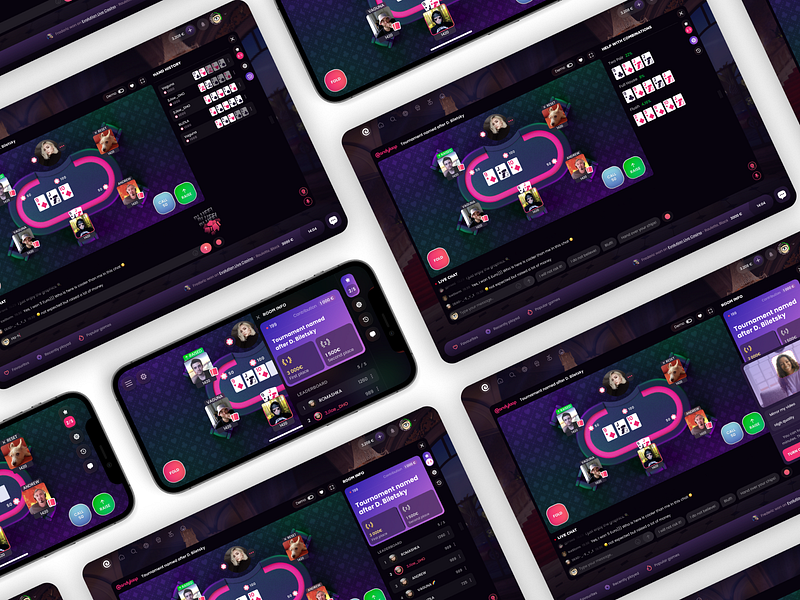 Candyloop: Open game branding candy loop candyloop casino design interface live casino online casino open game poker poker room slots ui ux