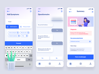 Doctor Booking App booking app doctor app illustraion interaction design mobile app mobile app design uiux