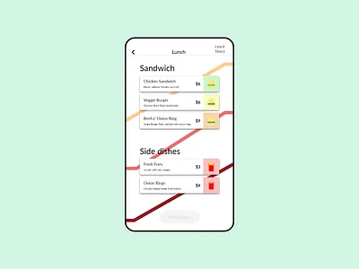 43 Food Menu adobexd app dailyui design minimal