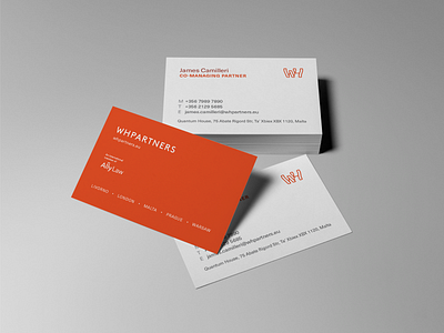 Branding | WH Partners brand identity branding business cards corporate design graphic design humanist law firm minimalism print design swiss design swiss style typography warm colors