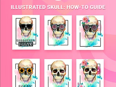 Get Ready for Halloween with Skull Illustration halloween skull