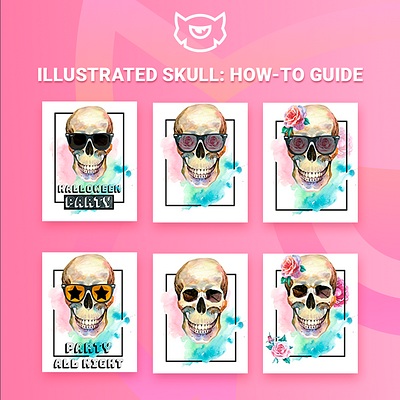 Get Ready for Halloween with Skull Illustration halloween skull