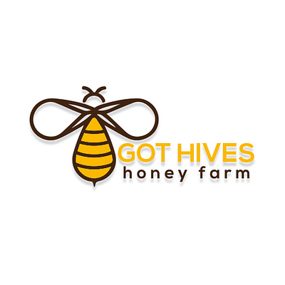 Honey Logo | Bee logo | Logo folio | Logo creator | Logo brand identity branding flat letter logo design minimalist signature