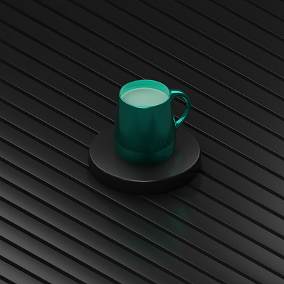 Dark Metalic Mug Design 3d 3d animation blender blender3d cinema4d design illustration