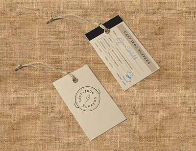 business card presentation badge branding business card mockup food logo design