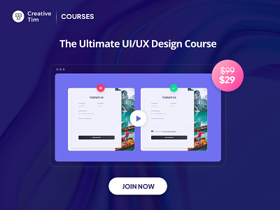 The Ultimate UI/UX Design Course course education learn mobile offer pages school skills ui ux web web app web design