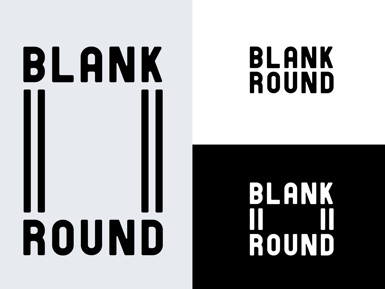 Blank Round Branding branding clothing brand clothing brand logo design graphic design icon illustration logo logodesign product design rogue studio streetbrand streetwear brand streetwear logo typography