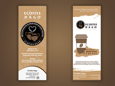 ECoffee Dago Banner banner banner design brand branding branding design coffee design layout layout design layout exploration promotion promotional promotional design promotions xbanner