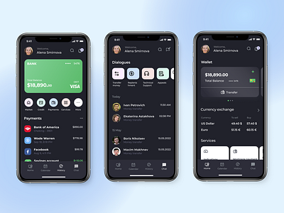 Banking app. Сoncept app banking concept design finance interface ui ux