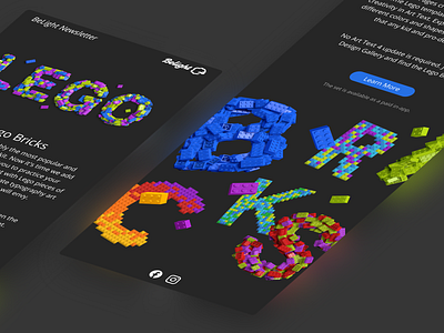 Lego bricks app art art text blocks bricks font lego mac text web design