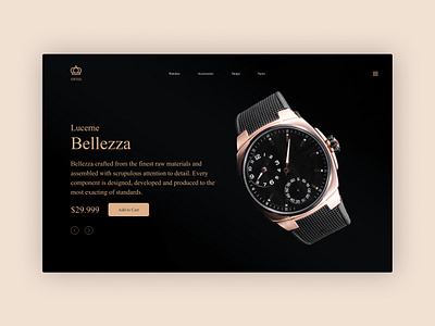 Watch Bellezza Conceptual Web Design ui ux web web design webdesign website website builder website concept website design website design company website designer website designing website template websitedesign websitedesigner websites