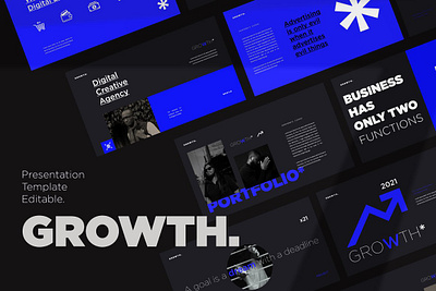 Growth Powerpoint Template agency concept development feature minimal minimalist modern powerpoint powerpoint design powerpoint presentation powerpoint template powerpoint templates professional simple template template design templates web design web development website