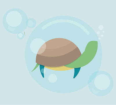 Save the turtles design funny illustration save turtles