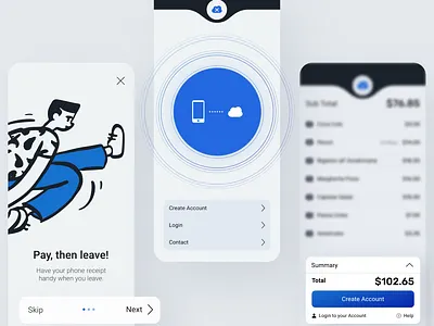 Invisible Payment App app app design design mobile app software software design ui ux