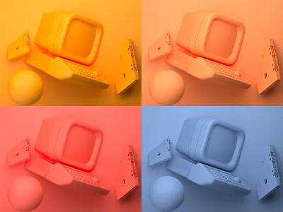 3D Abstraction 90's 3d cinema4d design george illustraion mikiashvili nft render