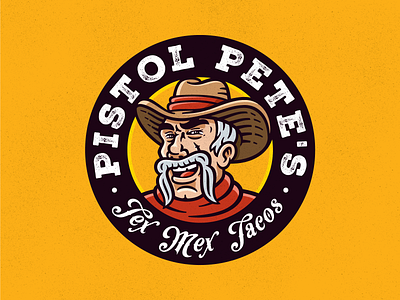 Pistol Pete's Tex Mex Tacos 2d art adobe illustrator brand design brand identity branding character character design characterdesign cowboy design fastfood illustration illustrator logo mascot mascot character mascot design mascot logo mascotlogo tacos