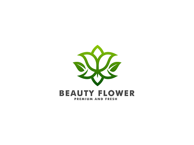 Abstract flower logo beauty brand company concept design flower flower logo icon illustration logo vector