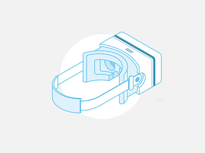 Vr design icon illustration isometric isometric art isometric design isometric illustration line oculus rift shadow vector virtual reality virtualreality