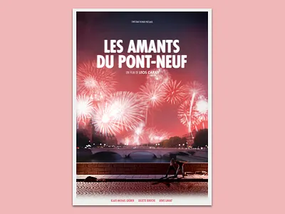 Les Amants du Pont-Neuf Film Poster 3d cinema graphic design movie poster poster poster design posters