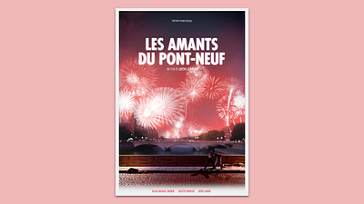 Les Amants du Pont-Neuf Film Poster 3d cinema graphic design movie poster poster poster design posters