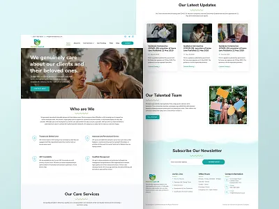 Home Page Design and Development for Elderly Care Agency 2020 trend agency design elder elderly elderly care elders home page homepage psd design psd mockup psd template web design webdesign wordpress wordpress design wordpress development