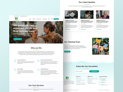 Home Page Design and Development for Elderly Care Agency 2020 trend agency design elder elderly elderly care elders home page homepage psd design psd mockup psd template web design webdesign wordpress wordpress design wordpress development