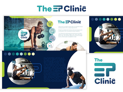 The Ep Clinic brand identity brand design brand identity branding collage exercise exercisebrand exercisebranding fitness branding fitness logo fitnessbranding fitnesslogo manipulation stylescape stylescapes visual brand identity