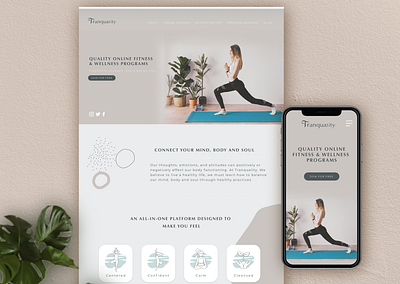 Fitness & Wellness Branding & UI branding ui design