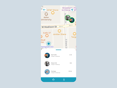 Daily UI 020 020 dailyui dailyuichallenge location tracker practice prompt