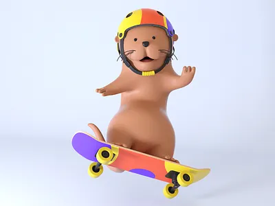 Bibo - 3D Character 3d animal c4d character character design illustration octane