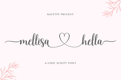 Mellisa Hella Script branding calligraphy love lovely font script font wedding card wedding font wedding fonts wedding invitation