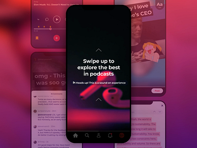 Shuffle Beta app app design beta ios media media player mobile podcast shuffle startup